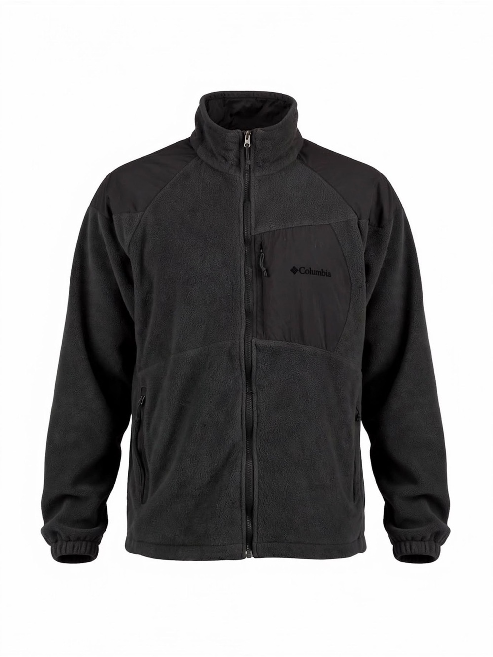 Columbia Men’s Black Full-Zip Performance Fleece Jacket